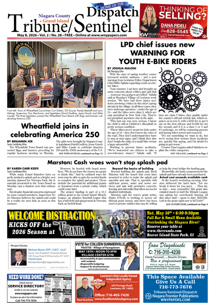 Full free edition: The Tribune-Sentinel/Dispatch for May 8, 2026