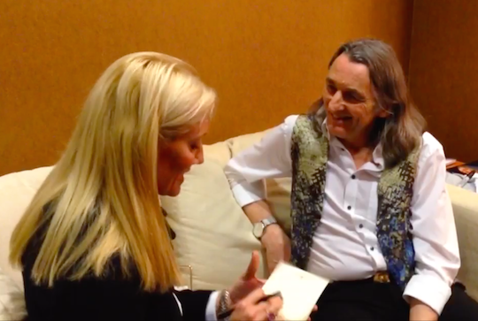Sophia Smith with Roger Hodgson.