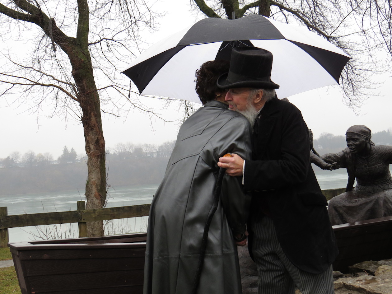 Josiah Tryon (aka Tim Henderson) welcomes Dorothy Counts-Scoggins to Lewiston.