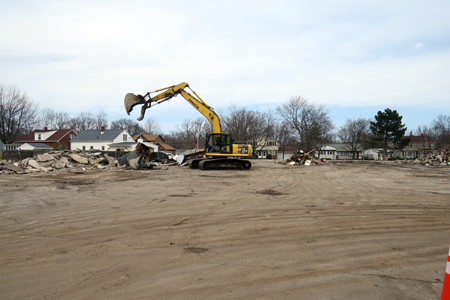 A look across the now-empty Fairchild site.