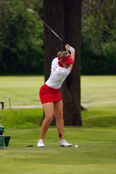 Josee Doyon on the Niagara Falls Country Club course.