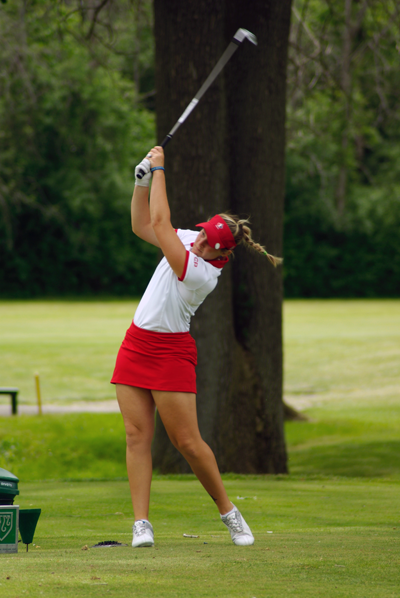 Josee Doyon on the Niagara Falls Country Club course.