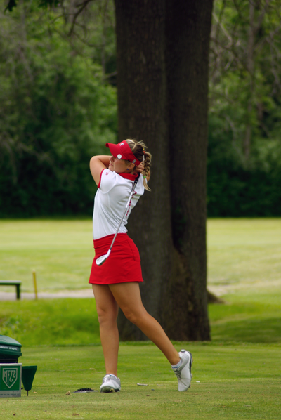 Josee Doyon on the Niagara Falls Country Club course.