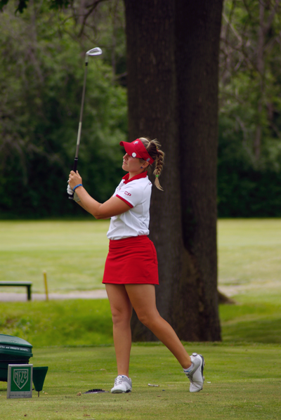 Josee Doyon on the Niagara Falls Country Club course.