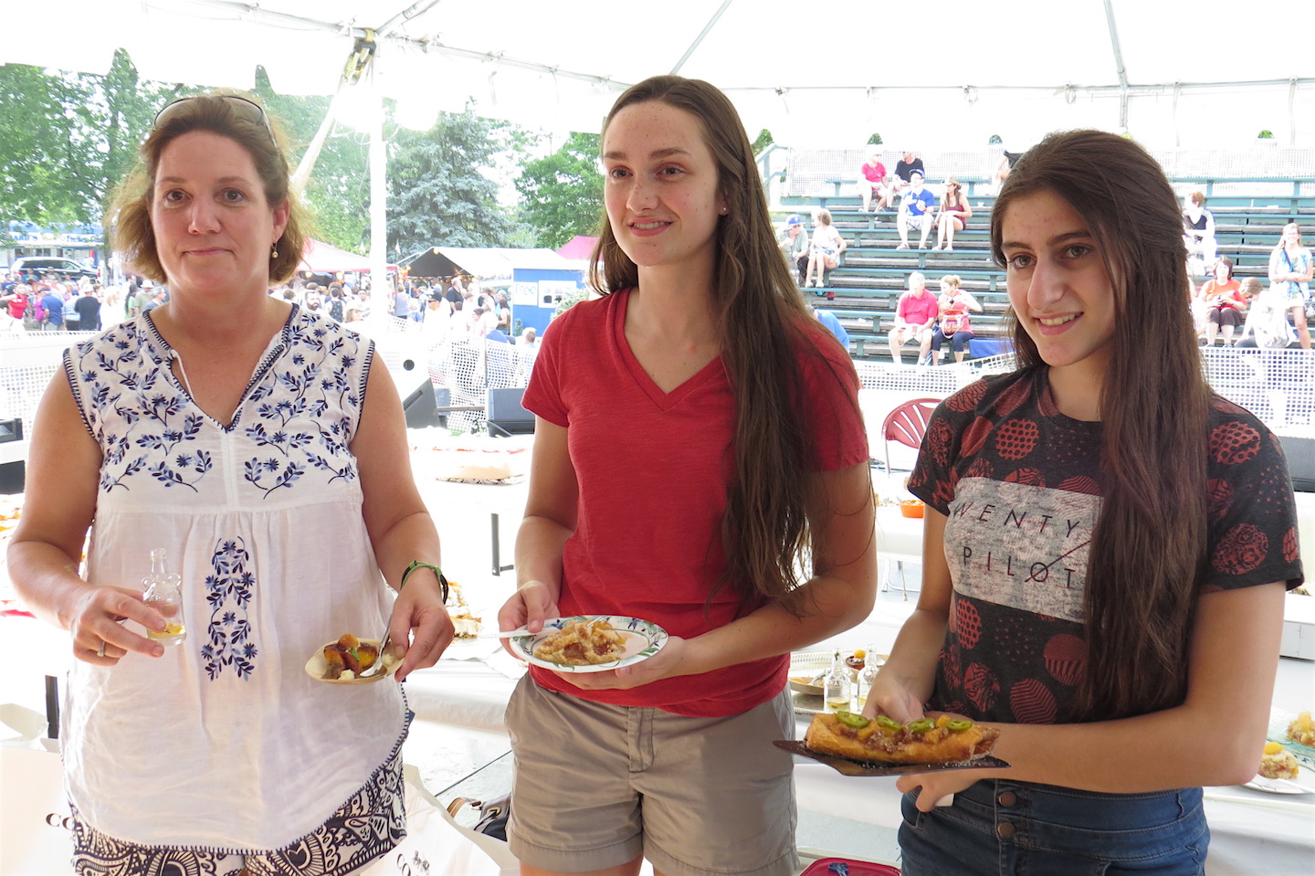 Pictured, from left: Diane Tubridy, Rachael Gifford and Kiria Gonka.