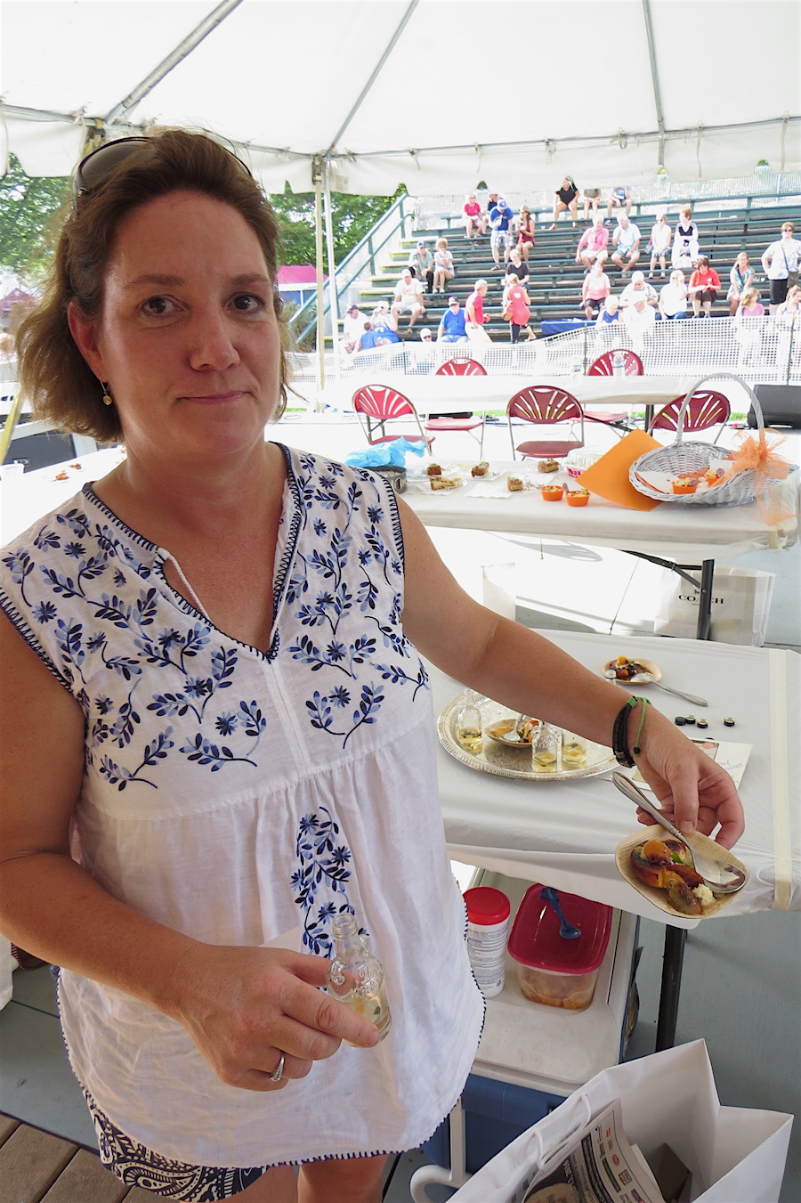 Diane Tubridy and her first-place dish.