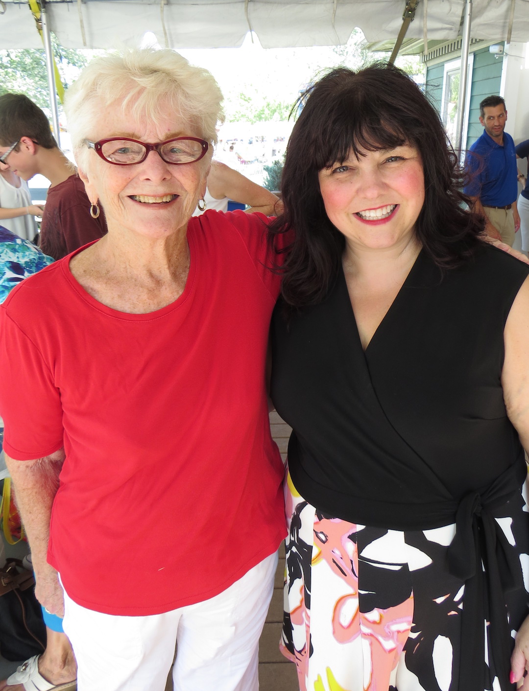Acclaimed celebrity chefs Ginger McNally, left, Lori Caso.