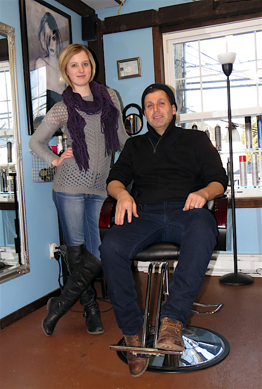 Brittany Clark and Semir Huzmeli.