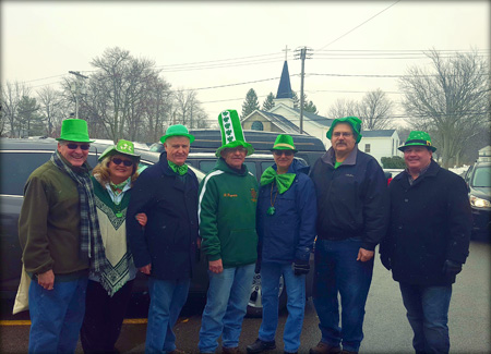 YBPA President Cheryl Irish Butera (second from left) with Mayor Raleigh Reynolds and the Youngstown Village Board of Trustees. (Submitted photo)