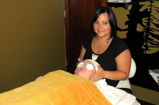 Krista Tedesco working in Afterglow.