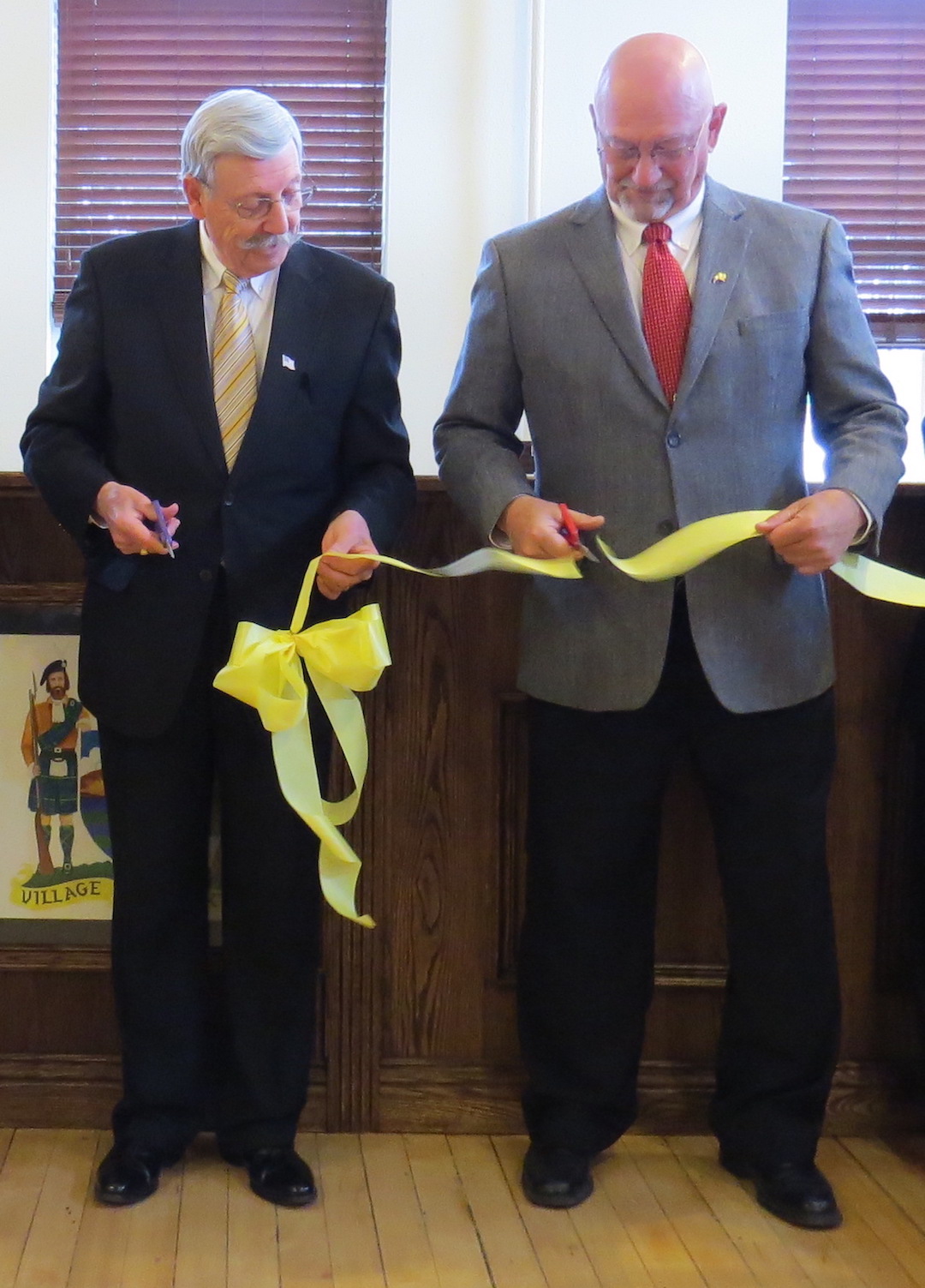 Sutherland, left, and Collesano