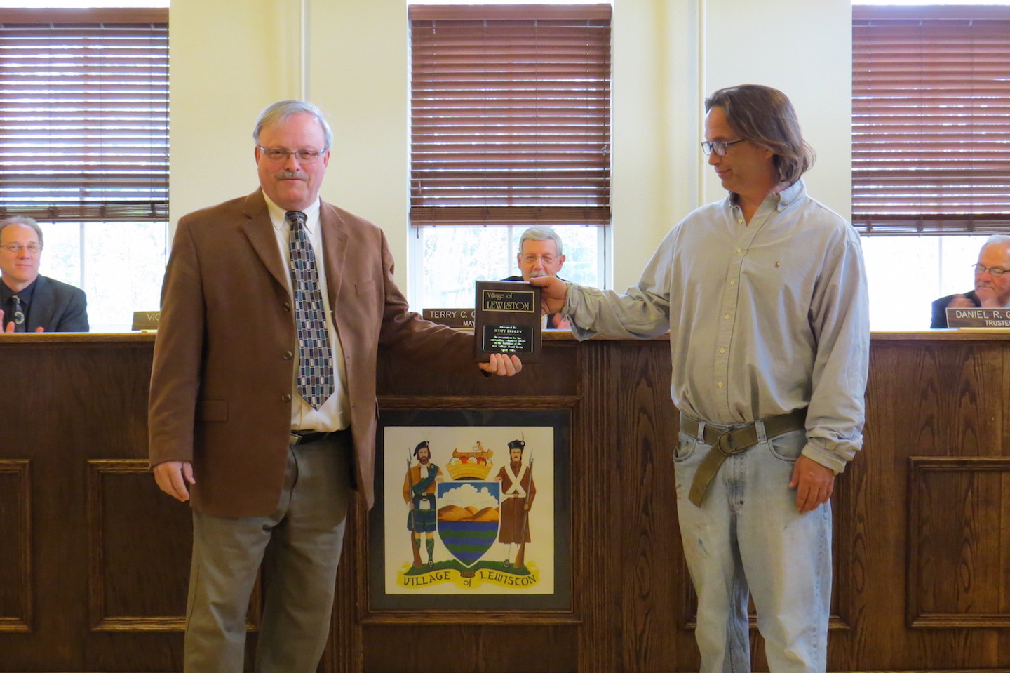 Eydt, left, and Pedley