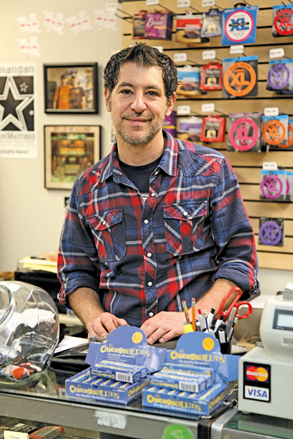Tony Petrocelli, owner of Lewiston Music. 