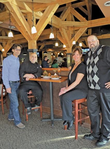 Ghost burger and duck nachos - only at Water Street Landing.