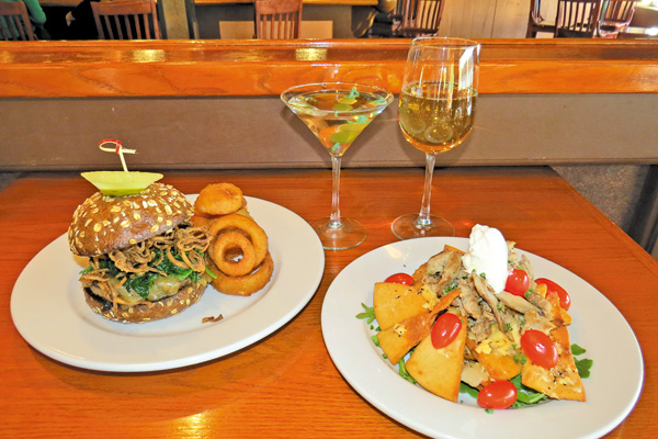 Ghost burger and duck nachos - only at Water Street Landing.
