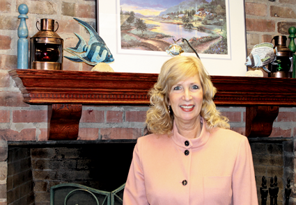 Newly elected Buffalo Launch Club Commodore Rhonda Ried, at her office, Cornerstone Research & Marketing, 84 Sweeney St., North Tonawanda. (Photo by Karen Carr Keefe)