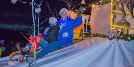 Third place for the Parade's Best Festive Unit: Cross Control & Electric