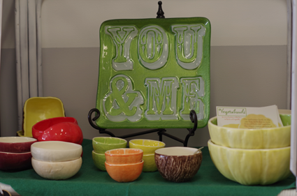 Vegetabowls, a local company, is a line offered at Diana Nobumoto's gift shop.
