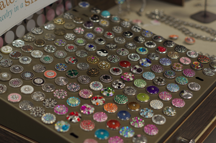 Ginger Snaps jewelry is a popular line at Pink Martini.