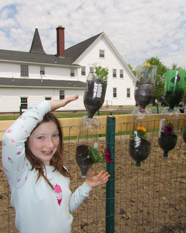 Cheyenne Claus at the garden.