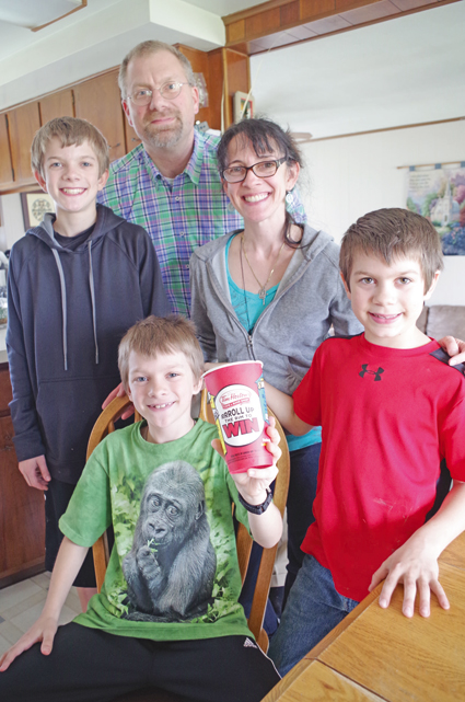 The Wynne family on Grand Island.