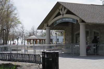 The Cave of the Winds ticket building/comfort station.