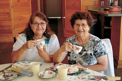 High tea participants