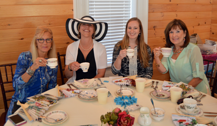 High tea participants