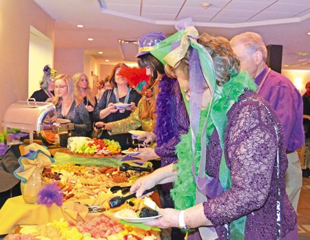 Louisiana-inspired hors d'oeuvres and Cajun cocktails were served up at the Four Points by Sheraton Niagara Falls for Mardi Paws.