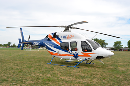The famous Mercy Flight Western New York helicopter.