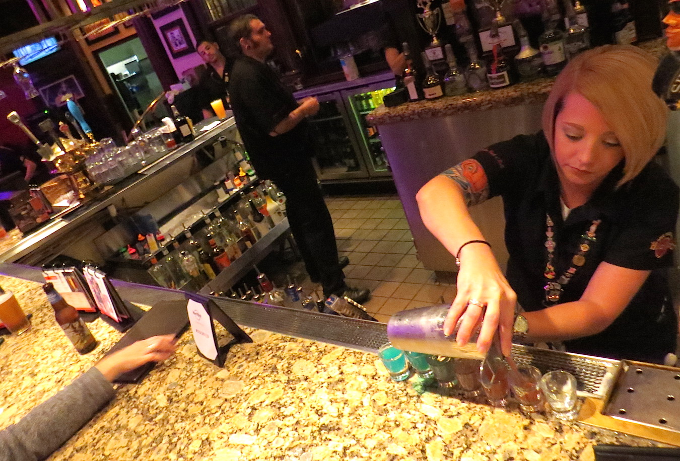 BARocker winner Shannon Doyle behind the bar.