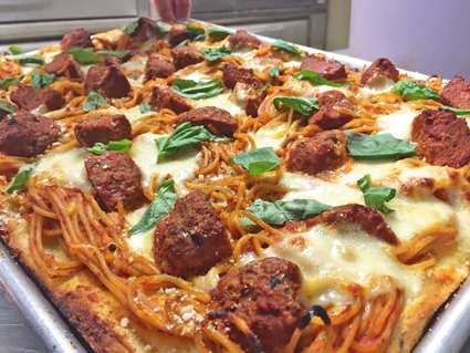 "The Big Daddy Pizza" at Favorite's