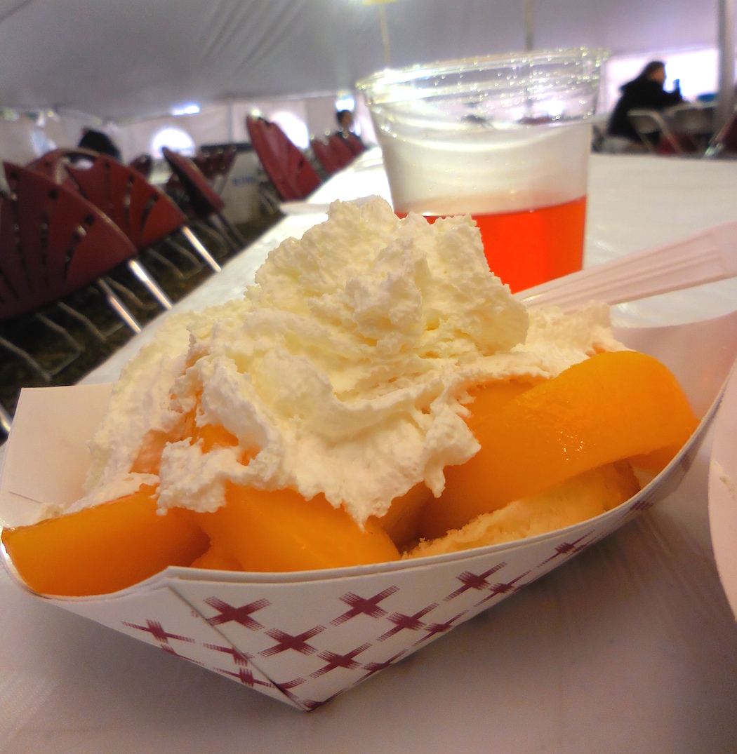 Peach Shortcake ($5) and Peach Soda ($1) - Kiwanis Club