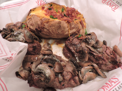 Steak by Tony Roma's.