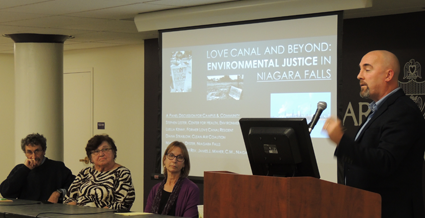 Dr. David Reilly speaks.