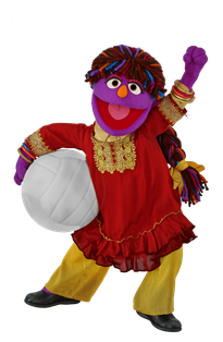 Zari (All images courtesy of Sesame Workshop)