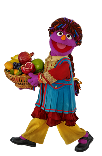 Zari (All images courtesy of Sesame Workshop)
