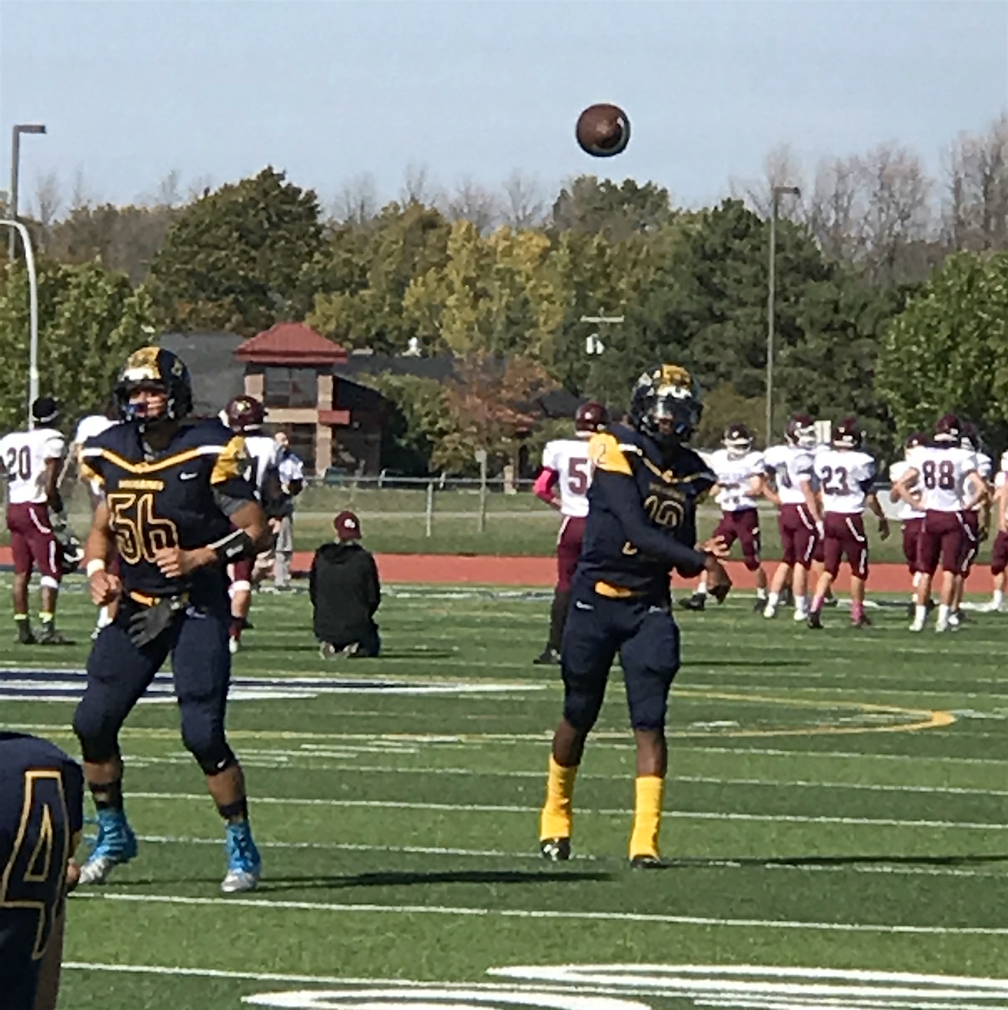 Jhamir Isom in action.